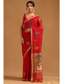 Red color option, Sold out, Currently selected