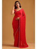 Red color option, Sold out, Currently selected