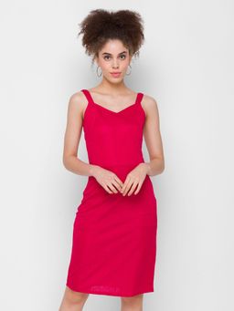 Globus - Self Design Red Dress