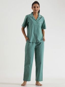 SAY - Printed Cotton Night Suit (Set of 2)