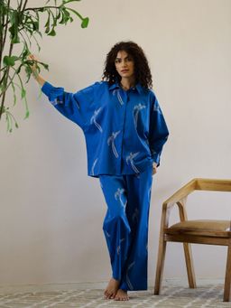 SAY - Printed Cotton Night Suit (Set of 2)