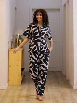 SAY - Women Printed Night Suit (Set of 2)