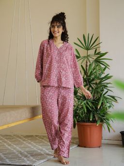SAY - Women Printed Night Suit (Set of 2)