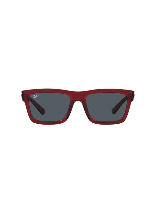 Buy Ray-Ban Transparent Red Sunglasses 0RB4396 Rectangle Red  display picture 2
