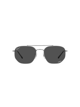 Ray-Ban - Gunmetal Sunglasses 0RB3707 Irregular Gunmetal Frame Grey Lens (57)