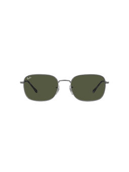 Ray-Ban - Gunmetal Sunglasses 0RB3706 Pillow Gunmetal Frame Green Lens (57)