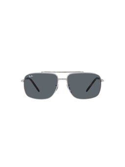 Ray-Ban - Silver Sunglasses 0RB3796 Pillow Silver Frame Blue Lens (59)