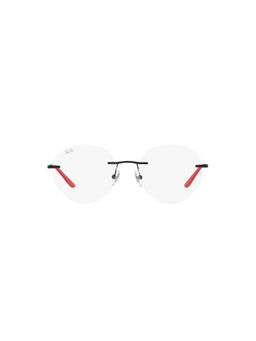 Ray-Ban - Vista 0RX6505I Round Black Frame -Clear Lens (53)
