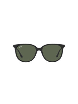 Ray-Ban - Black Sunglasses 0RB4378 Square Black Frame Green Lens (54)
