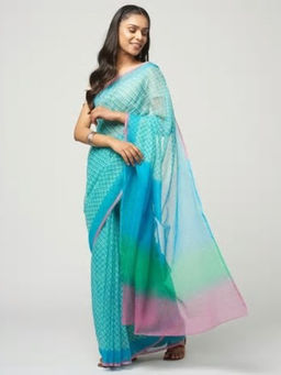 Fabindia - Cotton Silk Kota Printed Sari