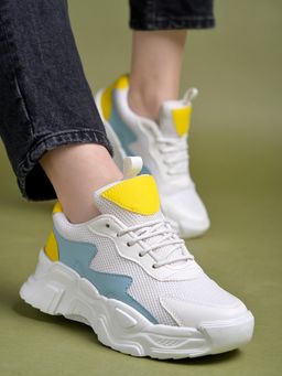 Shoetopia - White Smart Casual Shoes for Girls