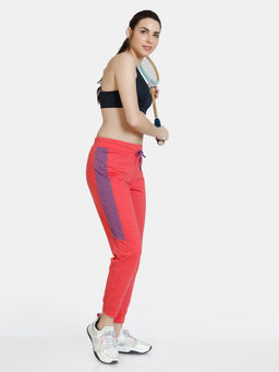 Zivame - Rosaline Easy Movement Cotton Rich Joggers -Lollipop