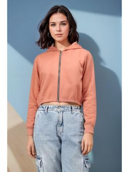 KOTTY - Pink Solid Hoodie