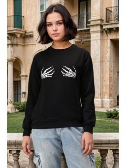 KOTTY - Black Printed Sweatshirt