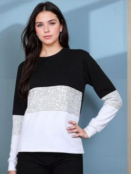 KOTTY - Multi-Color Colorblock Sweatshirt