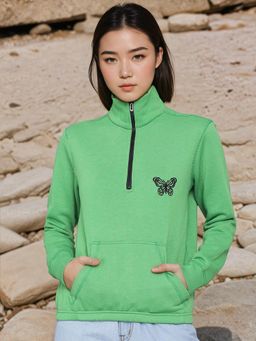 KOTTY - Green Printed Sweatshirt