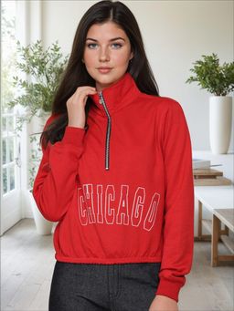 KOTTY - Red Printed Sweatshirt