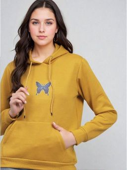 KOTTY - Yellow Printed Hoodie