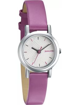 Sonata - Round Dial Analog Watch for Women_NP8976SL14