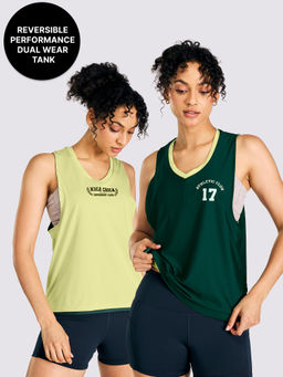 Kica - Reversible 2 Color Active Tank Top