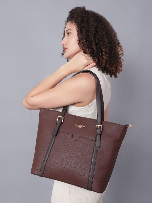 Carlton London All Bags Online Buy Carlton London Coffee Brown