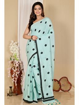 DipDiya - Women Blue Pure Cotton Saree