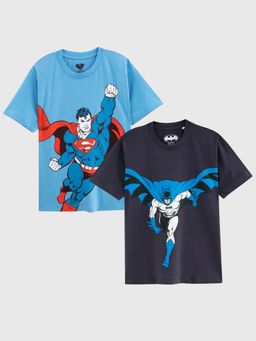 Napchief - Unisex Multi-Color Character T-shirts (Pack of 2)