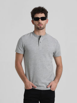 Jack & Jones - Gray Slim Fit T-shirt