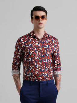 Jack & Jones - Purple Slim Fit Shirt