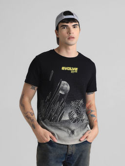 Jack & Jones - Black Regular Fit T-shirt