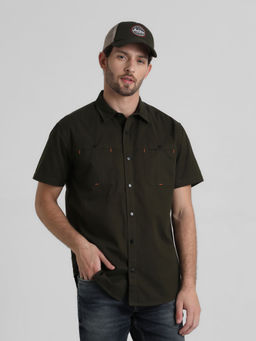 Jack & Jones - Green Regular Fit Shirt