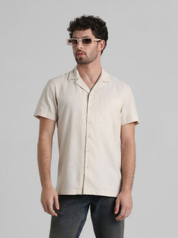 Jack & Jones - Beige Regular Fit Shirt
