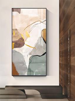 The Handmade Flair - Nordic Geomorphic Framed Wall Art