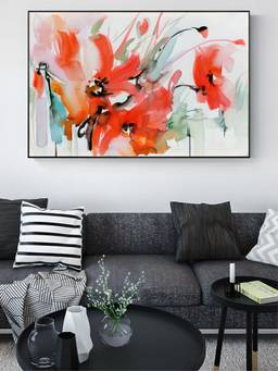 The Handmade Flair - Floral Framed Wall Art