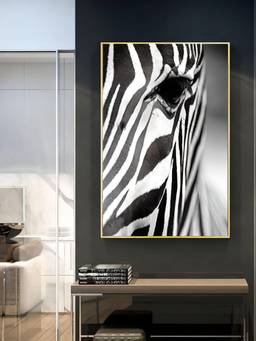 The Handmade Flair - Stunning Zebra Framed Wall Art