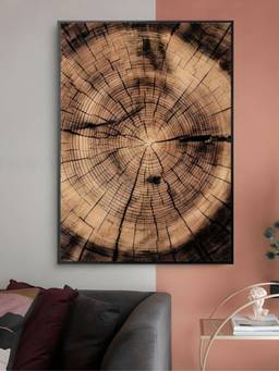 The Handmade Flair - Landscape Mountain Forest Framed Wall Art