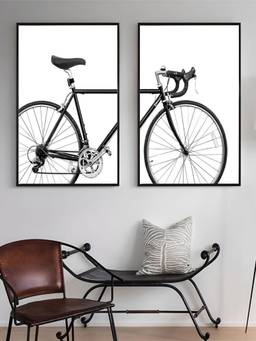 The Handmade Flair - Minimalist Framed Wall Art (Pack of 2)