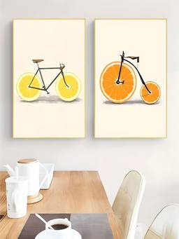 The Handmade Flair - Vintage Framed Wall Art (Pack of 2)