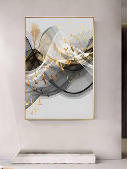 The Handmade Flair - Landscape Mountain Minimalist Framed Wall Art