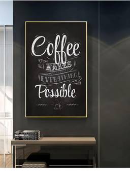The Handmade Flair - Retro Chalkboard Framed Wall Art