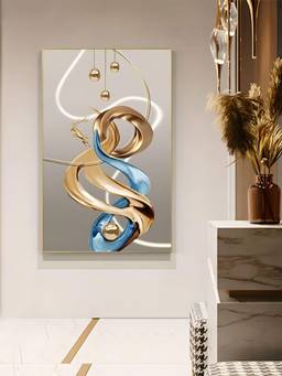 The Handmade Flair - Flowing Ribbon Framed Wall Art