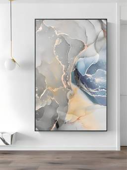 The Handmade Flair - Marble Effect Framed Wall Art