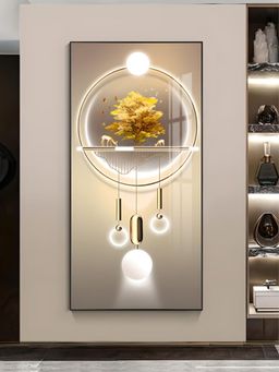 The Handmade Flair - Golden Circle Framed Wall Art