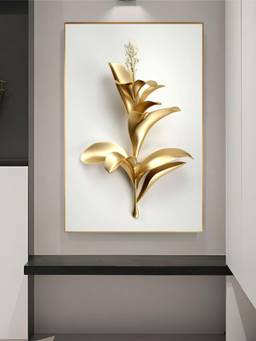 The Handmade Flair - Botanical Floral Minimalist Framed Wall Art