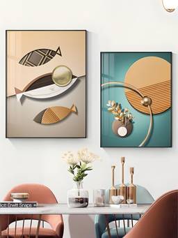 The Handmade Flair - Botanical Framed Wall Art (Pack of 2)