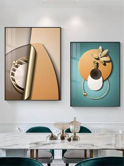 The Handmade Flair - Botanical Framed Wall Art (Pack of 2)