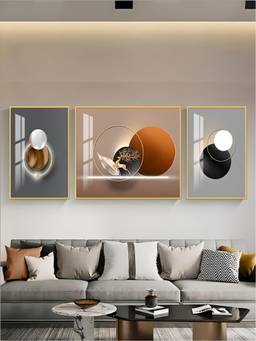 The Handmade Flair - Landscape Framed Wall Art (Pack of 3)