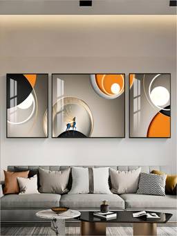 The Handmade Flair - Landscape Framed Wall Art (Pack of 3)