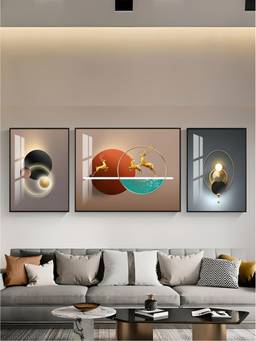 The Handmade Flair - Landscape Framed Wall Art (Pack of 3)