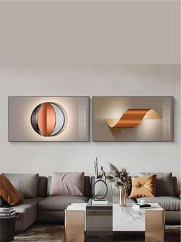 The Handmade Flair - Architectural Interior Framed Wall Art (Pack of 2)